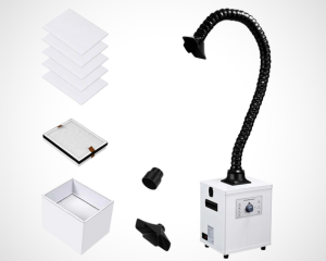 Smoke and fume exhausting blower